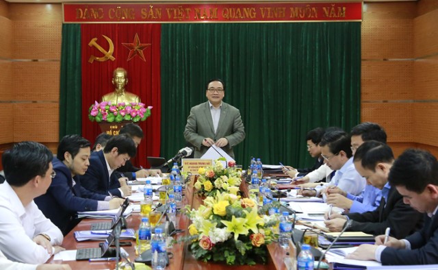 Phó Chủ tịch Phùng Thị Hồng Hà dự buổi làm việc của Bí thư Thành ủy với Sở Khoa học và Công nghệ 